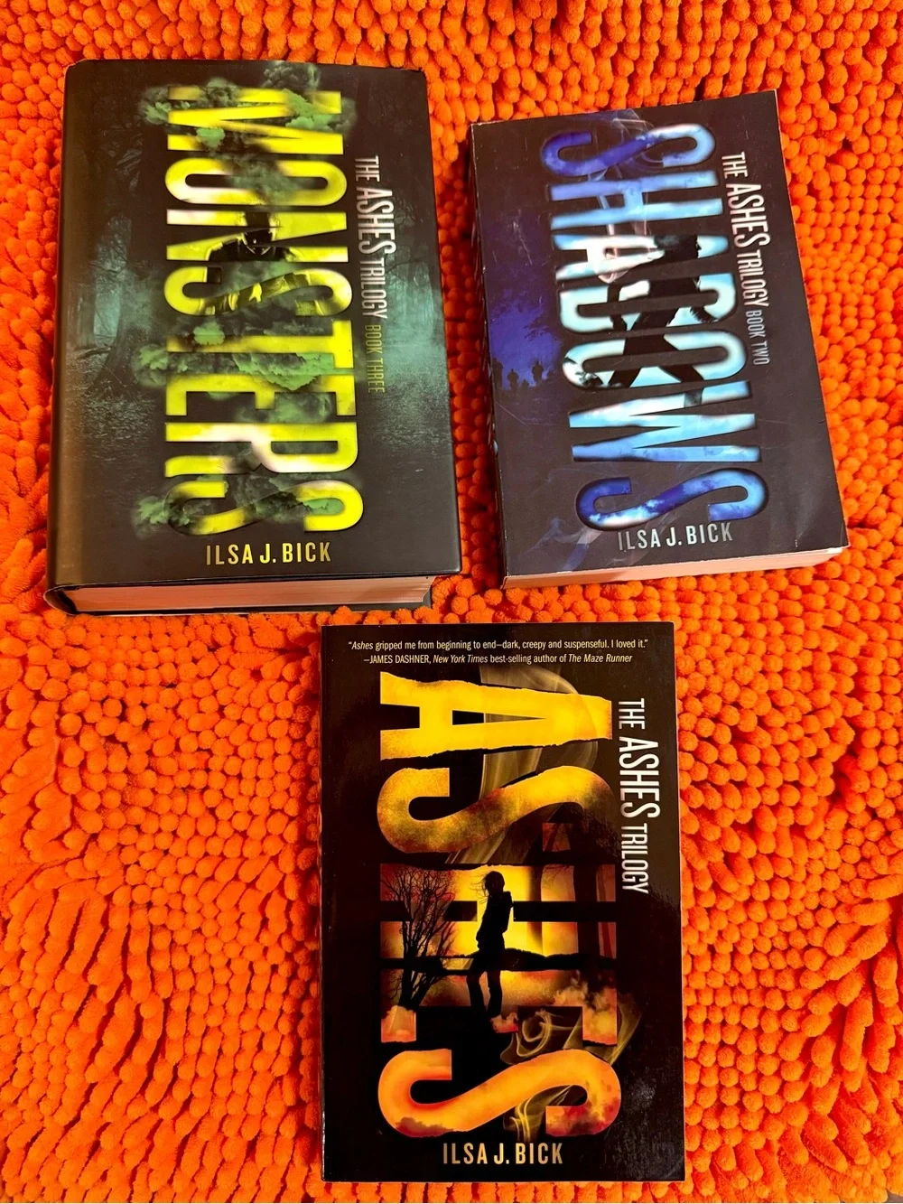 The Ashes Trilogy by author Ilsa J. Bick